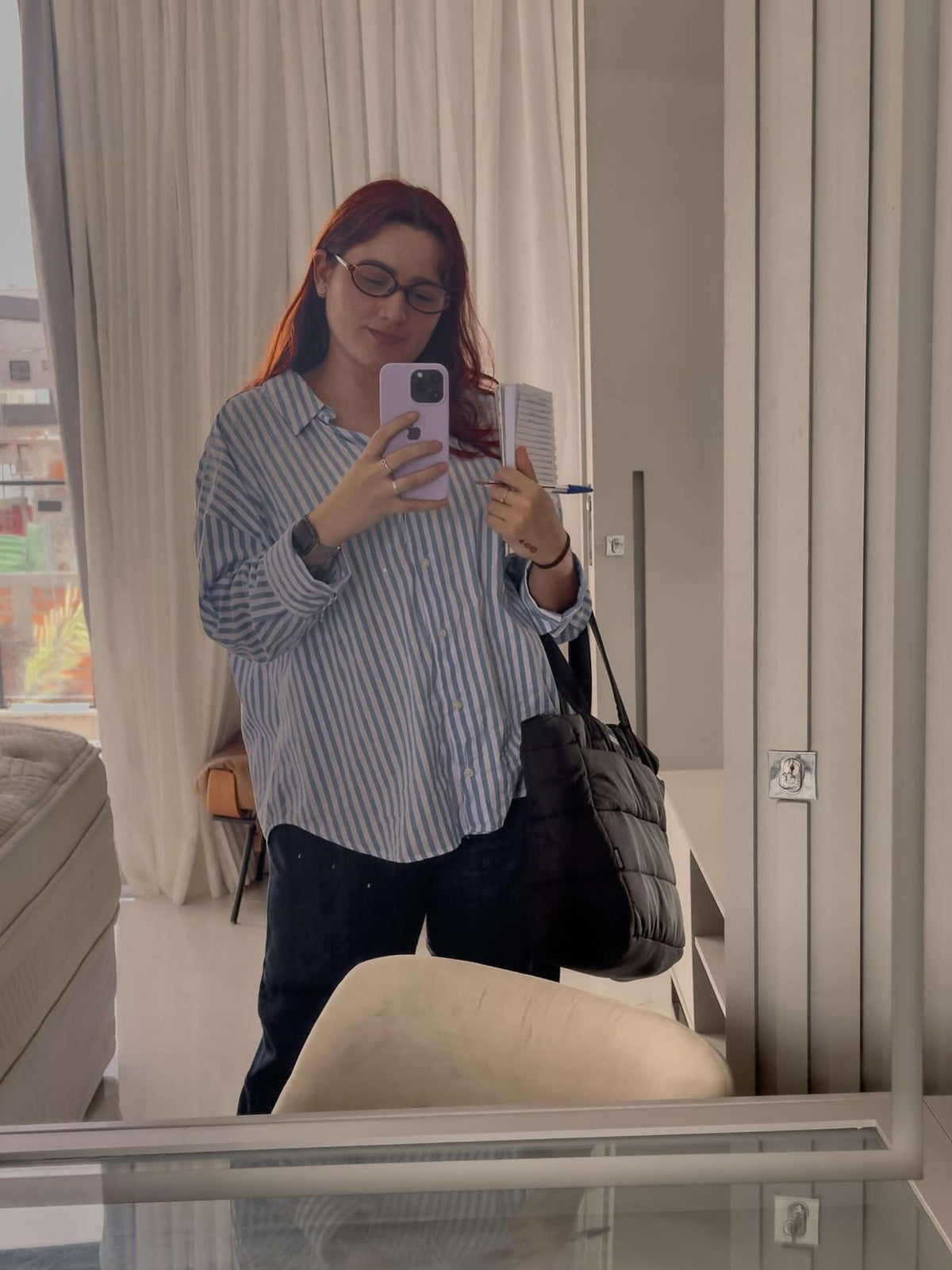 SEAME - Alex Puffer Tote Bag Green Regular