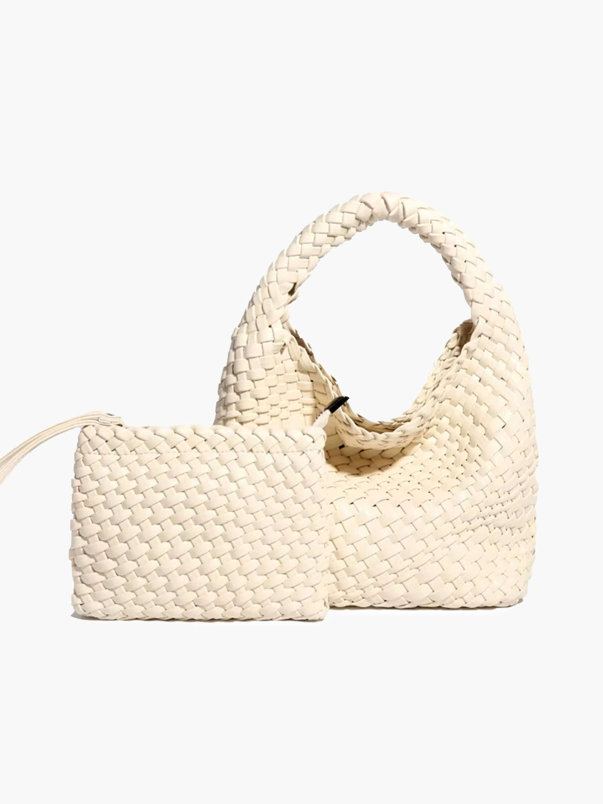 Seame - Cara Woven Bag Small White Small