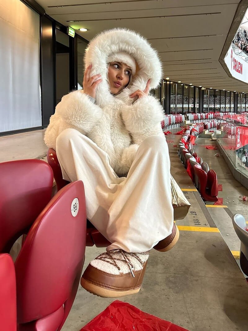 Seame - Henna Faux Fur Jacket White S