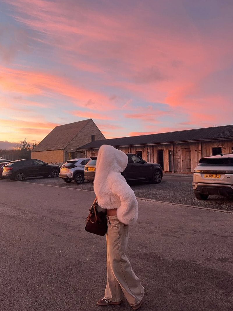 Seame - Henna Faux Fur Jacket White S