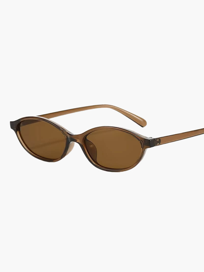 Seame - Kathy Oval Sunglasses Brown