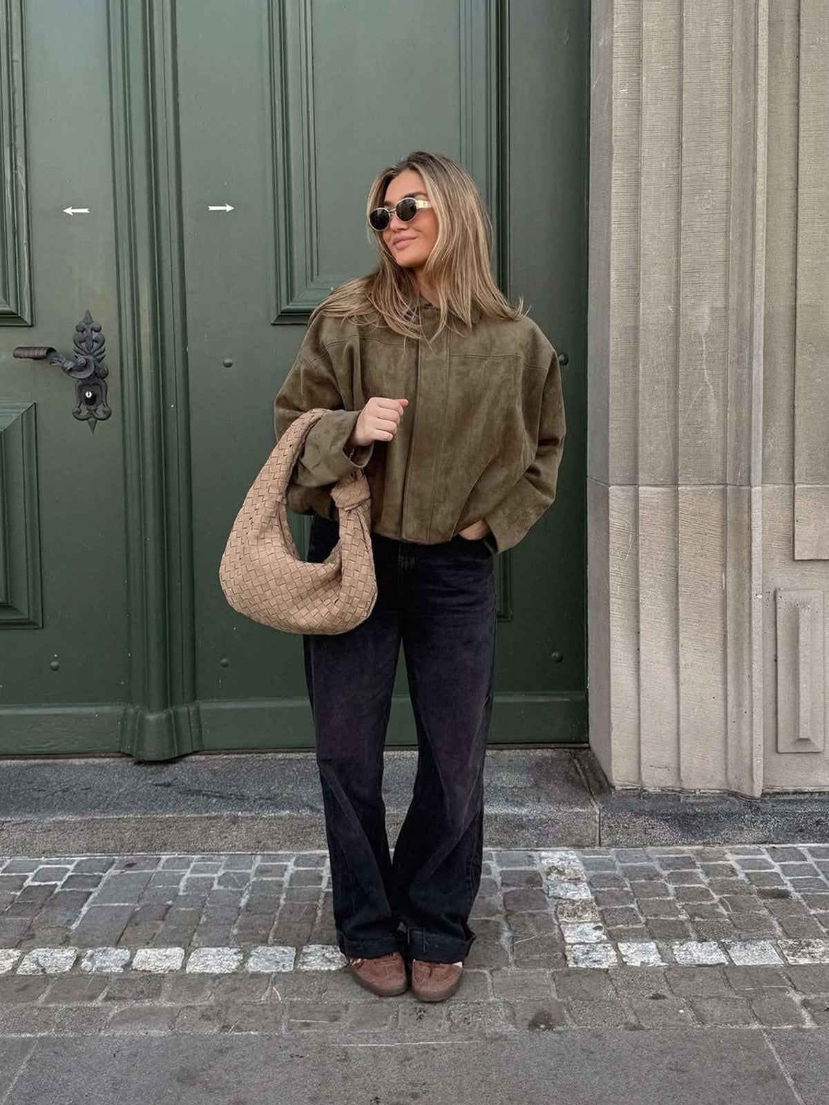 Seame - Lara Bomber Jacket Green S