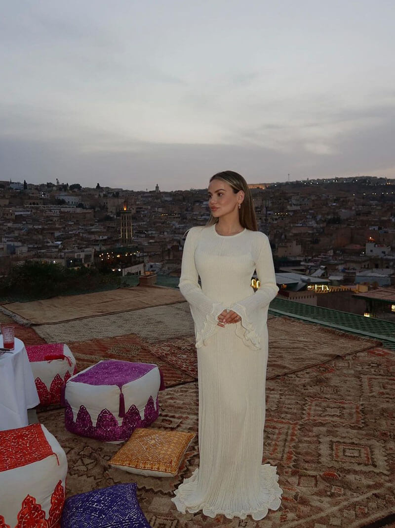 Seame - Marla Maxi Dress Brown S