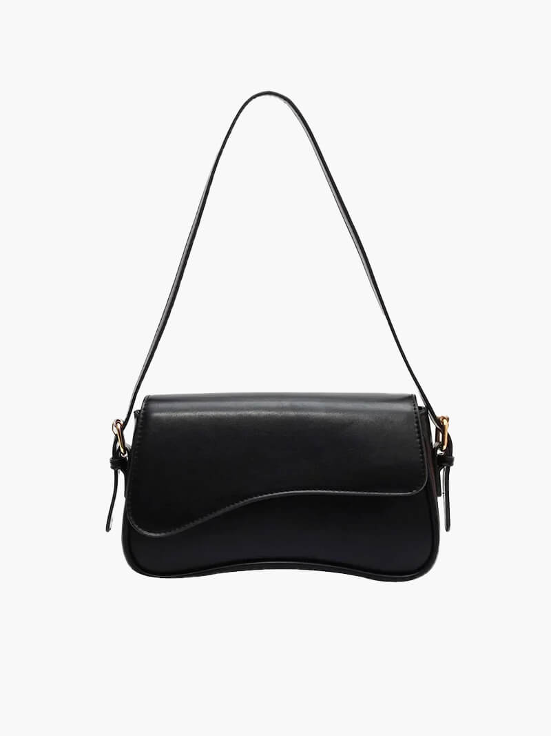 Seame - Mila Shoulder Saddle Bag Black Regular