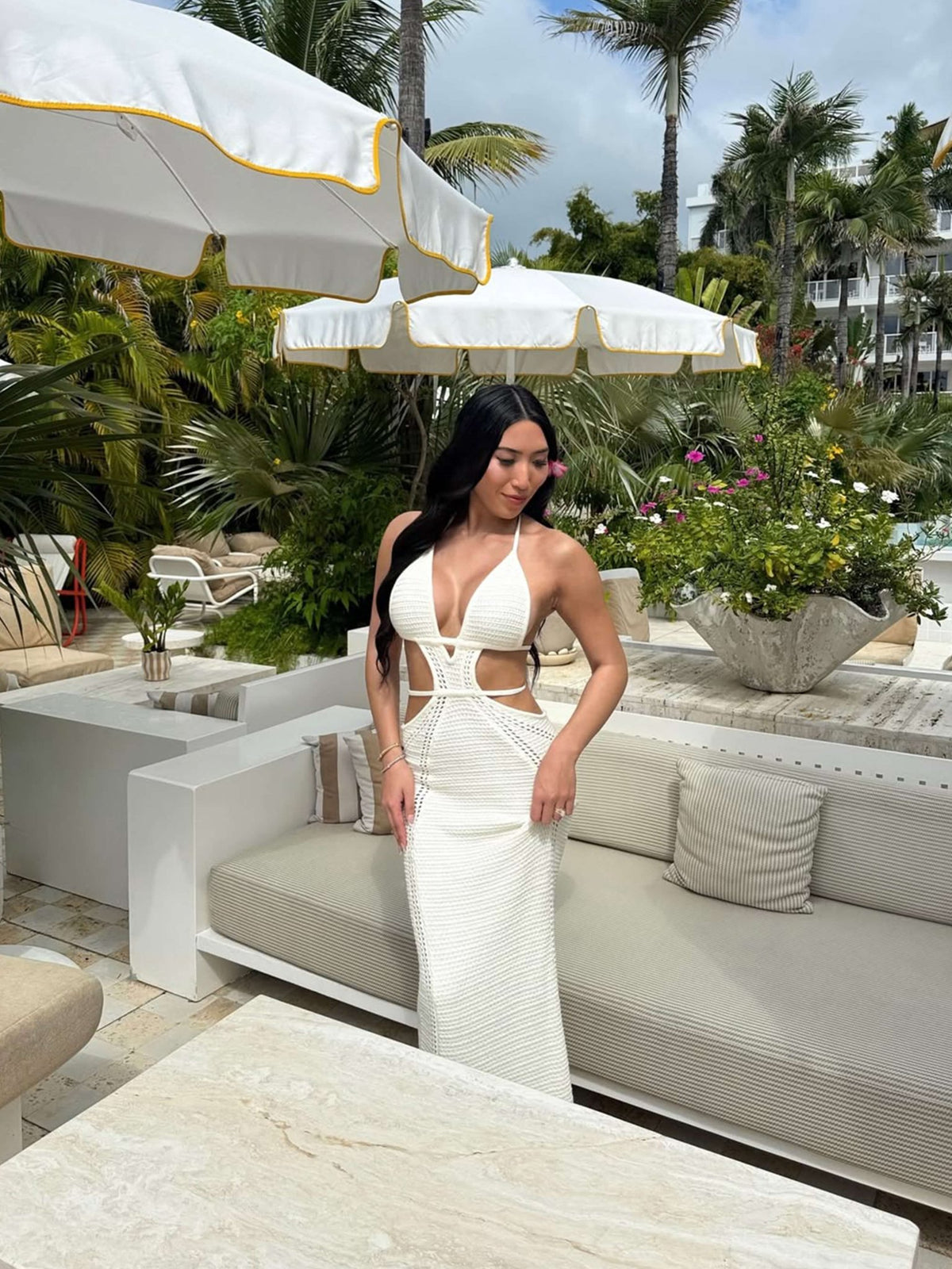 Seame - Olea Maxi Dress Black S