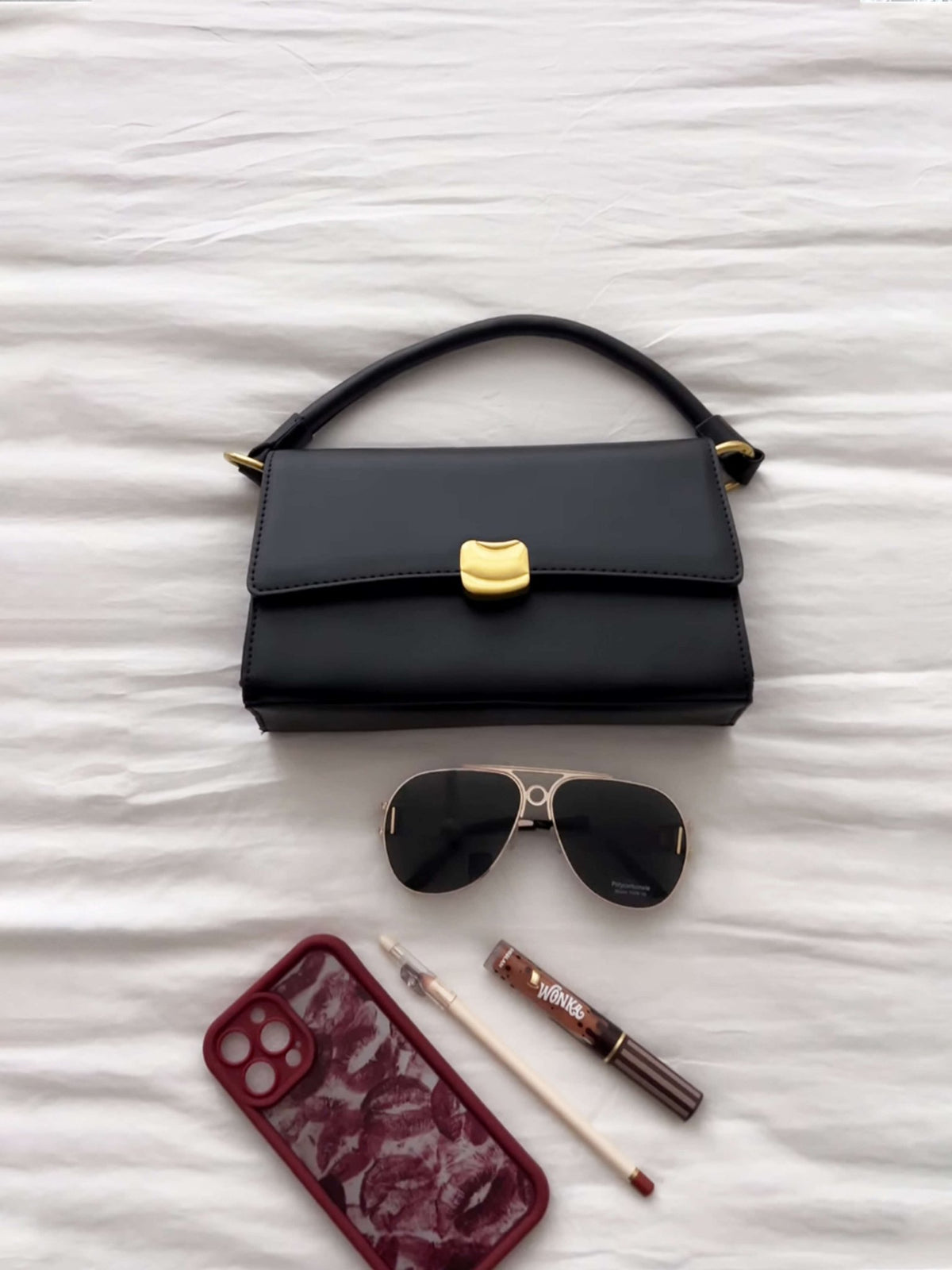 Seame - Violet Bag with handle Black Regular