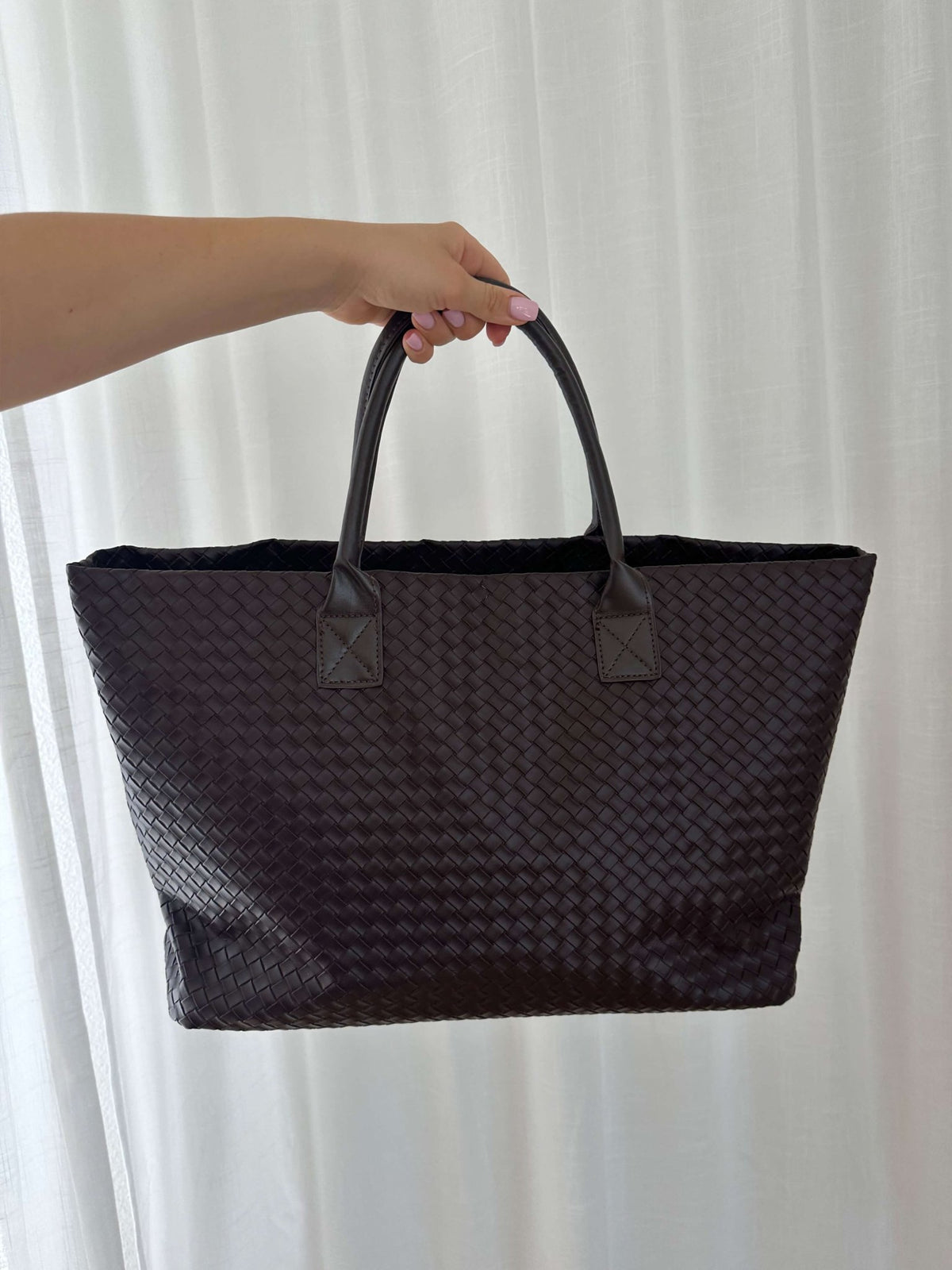 SEAME - Zarina Woven Bag Black Regular