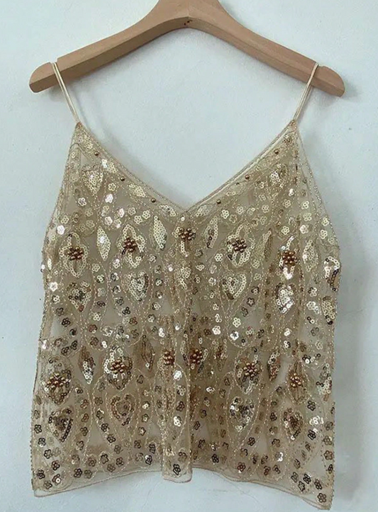 Top adornado Diane