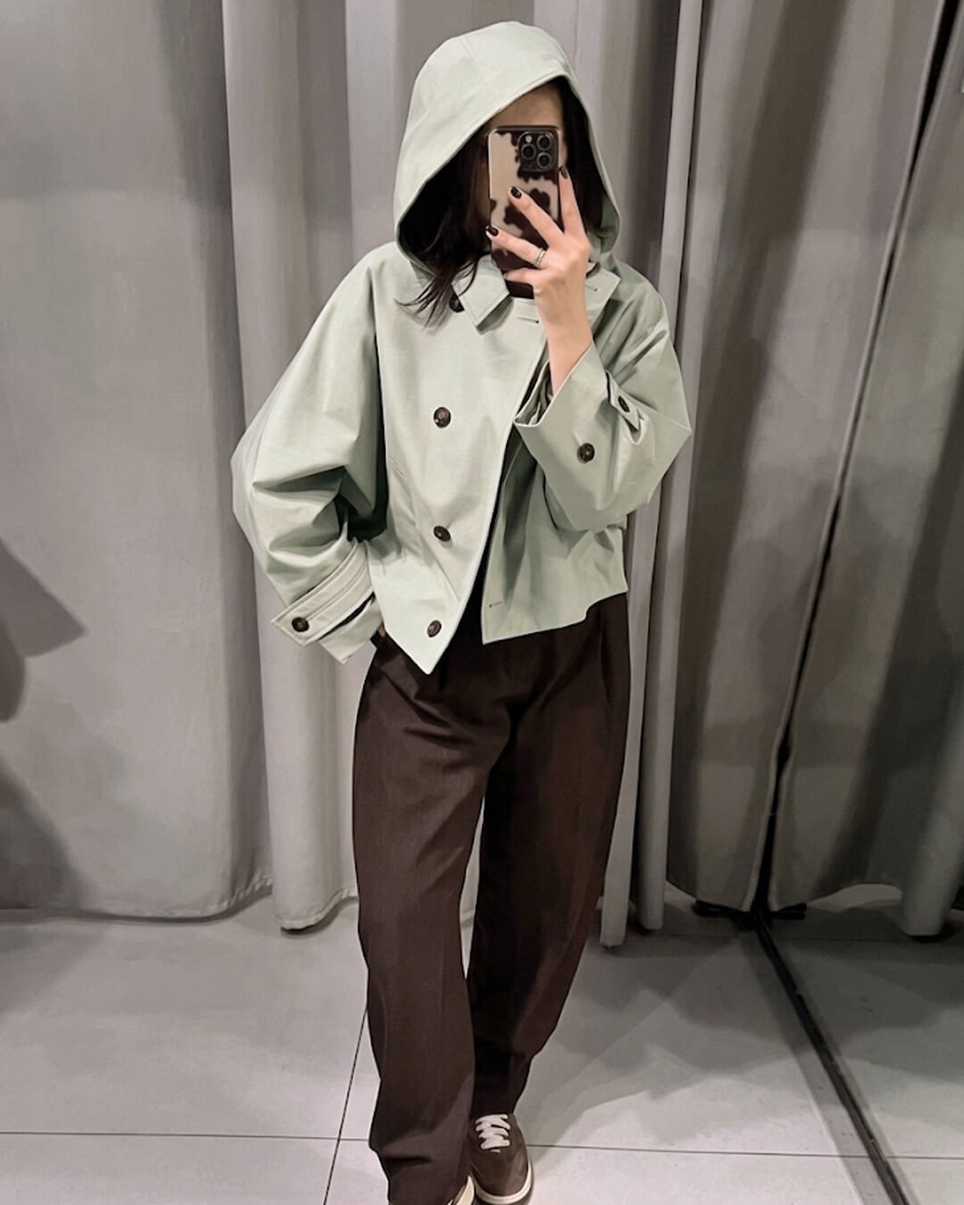 Gabardina con capucha Eleanor
