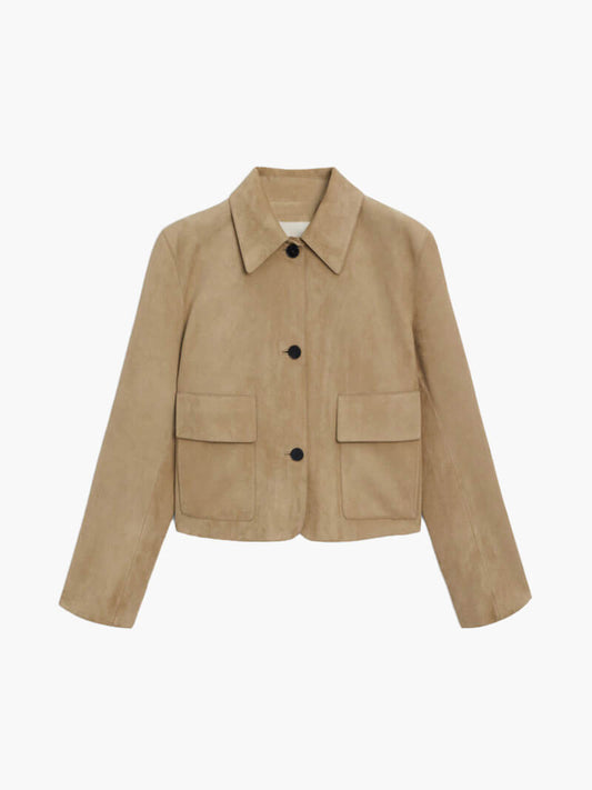 Seame - Marissa Faux Suede Jacket S