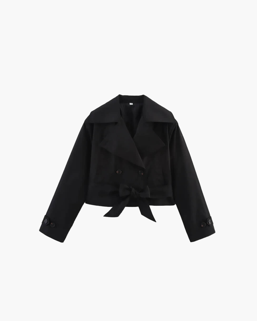 SEAME - Noelle Trench Coat Black L